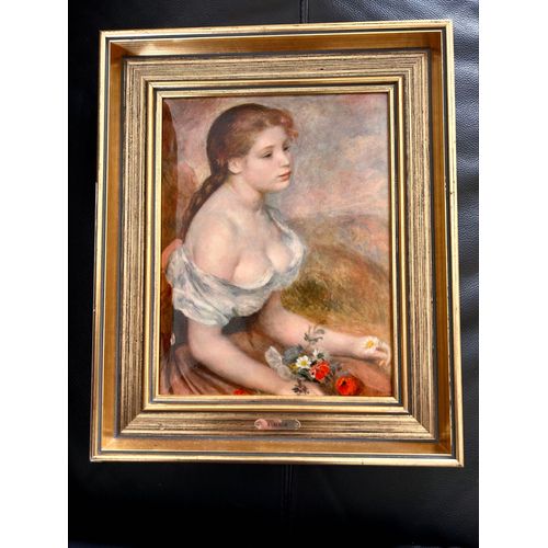 Tableau Reproduction Renoir « La Jeune Fille Au Fleurs »
