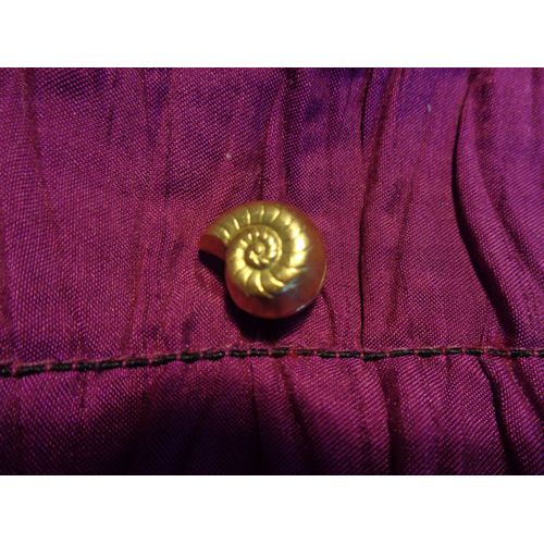 Joli Pins/Broche Motif Coquillage Métal Doré