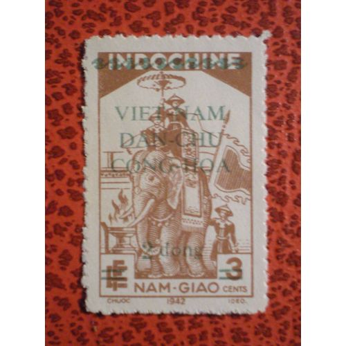 Timbre Neuf - Vietnam Du Nord - Viet-Nam - Timbre D'indochine Surchargé - Année 1946