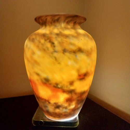 Vase MULER FRERE Luneville Art Deco