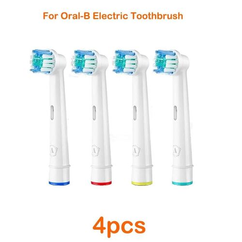 Têtes de brosse à dents électrique compatibles avec Oral B Braun, têtes de brosse de rechange de précision pour Smart Genius, 4-16 pièces/ensemble-Tête de 4pcs