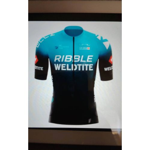 Maillot De Cyclisme De 2025, Été Bleu Et Noir