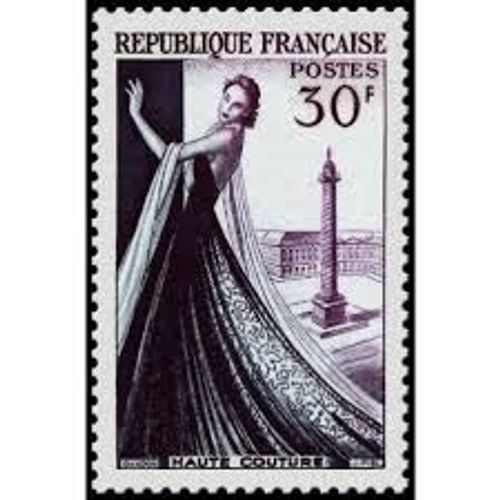 Haute Couture Parisienne Année 1953 N° 941 Yvert Et Tellier Luxe