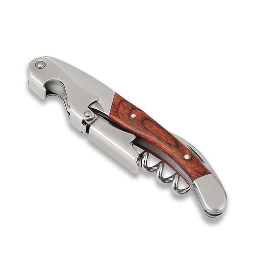 Tire-Bouchon Professionnel, Ouvre-Bouteille Portable Pour Vin Rouge Et Bière, Outil Multifonctionnel De Luxe En Bois, Accessoires, Ouvre-Bouteille Et Couteau Tout-En-Un