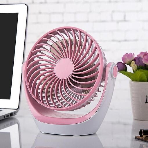 Ventilateur de bureau USB, portable et silencieux, mini ventilateur...