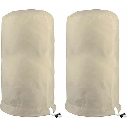 Lot de 2 housses d'hivernage pour plantes, housses d'hivernage pour oliviers, housses d'hivernage pour arbres, housses pour tomates et citronniers, housses d'hivernage pour plantes, sacs pour plantes de jardin