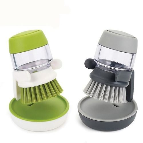 Brosse à vaisselle distributrice de savon, brosse à main de cuisine pour le nettoyage de la vaisselle