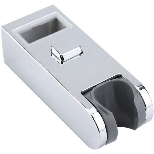 Support de pommeau de douche, barre coulissante, support de poteau, chromé, hauteur réglable, barre coulissante, support de tête, 30 x 15