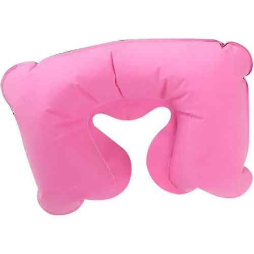Oreiller de voyage gonflable, oreiller de voyage gonflable en forme de U, coussin de soutien de la tête et du cou portable pliable en forme de U, oreiller de cou gonflable pour