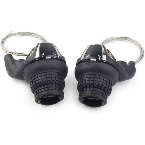 Ensemble De Vitesses Pour Vélo 3x6 18 Vitesses Twist Bicycles Kit De Remplacement Pour Interrupteur De Batterie Twist 2 Pièces, Levier De Vitesse Twist Pour Vélo Twist
