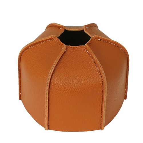 Étui De Réservoir D'air Plat De Camping En Plein Air, Housse De Protection De Réservoir De Carburant De Lumière De Vapeur De Camping Vintage Pour Le Réchaud Alpin De Réservoir De Gaz, Étui En Pu