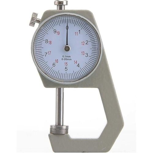 Micromètre mécanique pour mesure de l'épaisseur du papier/cuir 0 ¿ 20 mm