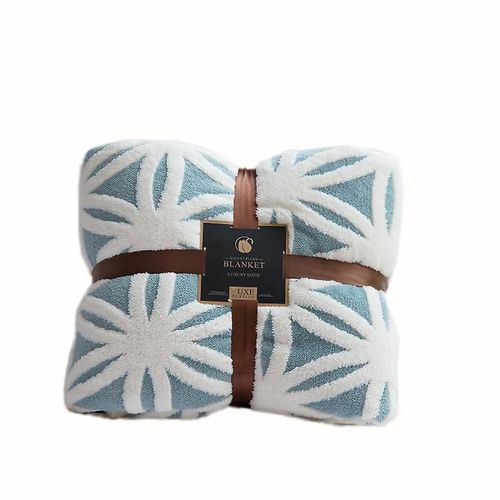 Couverture En Peluche, Drap Chaud Pour Lit Et Canapé, Douce Et Agréable À Porter - 130 X 160 Cm (1,25 Kg)