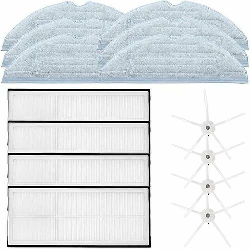 Kit d'accessoires réutilisables et remplaçables pour aspirateur robot T7S Plus S7