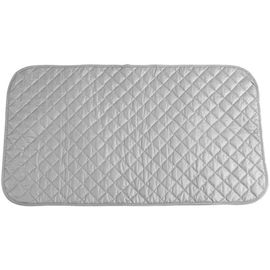 Tapis de repassage matelassé gris 48 x 85 cm, résistant à la chaleur, pour table à repasser, sèche-linge, alternative portable, 1 pièce