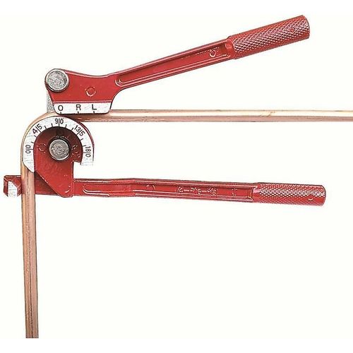 Cintreuse manuelle à 180 degrés (1/4"", 5/16"", 3/8"") pour tubes en cuivre, aluminium, acier et laiton (métrique)