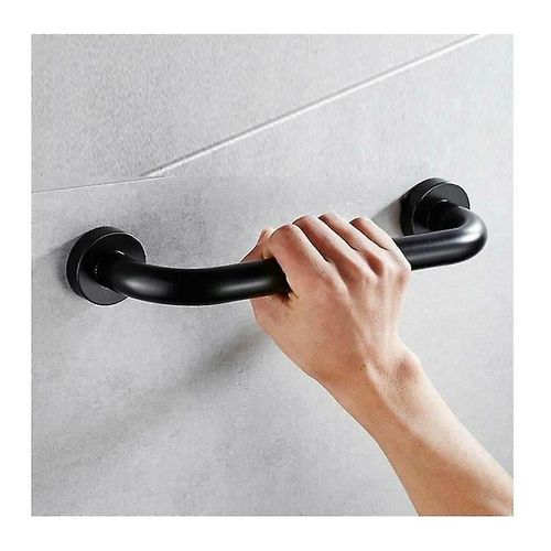 Barre d'appui de sécurité pour baignoire, toilettes, douche, pour enfants, femmes et personnes âgées, 30 cm, noire