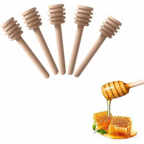Mini cuillères à miel en bois pour la cuisine et la salle à manger 8,4 cm (20 pièces)