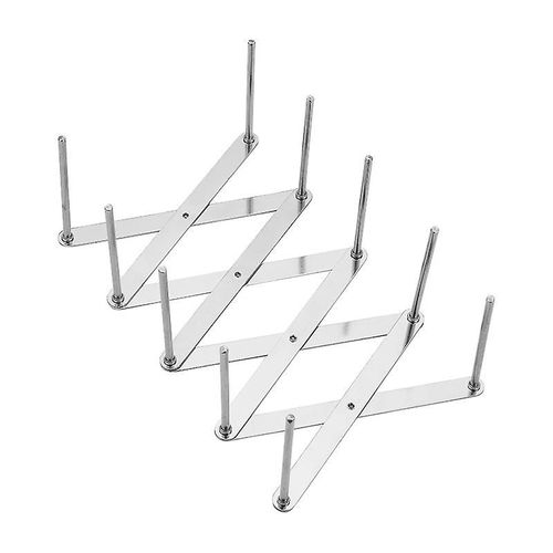Support De Couvercle De Casserole Réglable En Acier Inoxydable, Support De Rangement Télescopique Multifonction Pour Placard De Cuisine, Support De Rangement Rétractable, Taille : 13 X 6 X 7,5 Cm