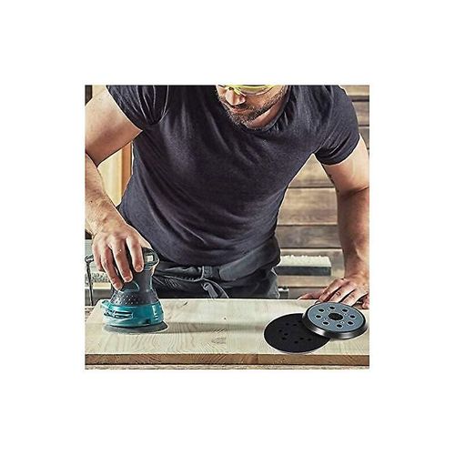 2 patins de rechange pour ponceuse à 8 trous de 5 pouces (bleu)