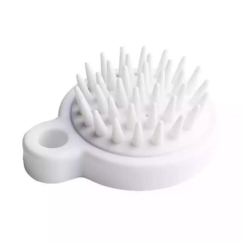 Brosse de massage du cuir chevelu, brosse en silicone pour shampoing et massage de la tête, brosse pour cheveux secs et humides pour le nettoyage, l'exfoliation et la stimulation de la pousse des cheveux