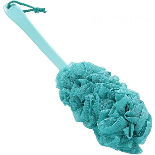 Fleur De Douche Avec Long Manche, Brosse De Bain Suspendue, Brosse Arrière Suspendue, Brosse Éponge De Bain Durable, Brosse De Douche Exfoliante Pour Femmes Et Hommes (Vert) 