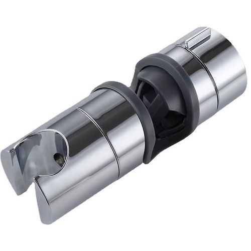 Support de douche à main remplaçable, support de pommeau de douche en ABS chromé, diamètre réglable de 18 à 25 mm (gris)