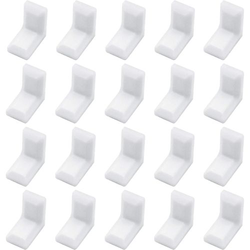 Lot De 40 Équerres D'angle En L En Acier Galvanisé Pour Armoires Et Étagères