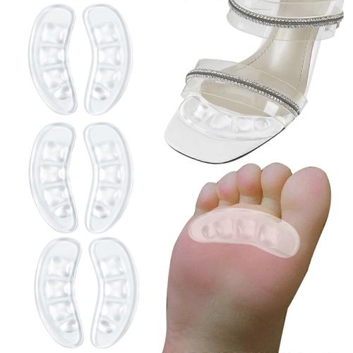 Paires De Coussinets Pour Talons, Coussinets Antidérapants Pour Soulager Les Douleurs Tout Au Long De La Journée, Coussinets Pour Orteils Et Talons Pour Empêcher Les Pieds De Glisser Vers L'avant
