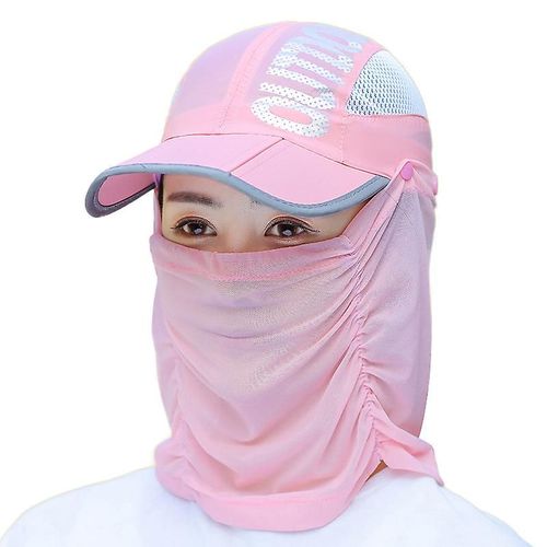Chapeau De Soleil 2 En 1 Pour Femme, Casquette À Visière, Printemps-Été, Large Bord, Jardinage, Pliable, Protection Solaire