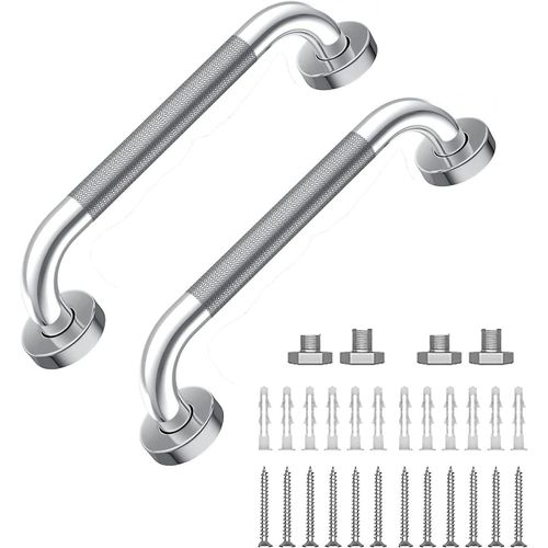 Barre d'appui murale antidérapante de 30 cm en acier inoxydable pour salle de bain