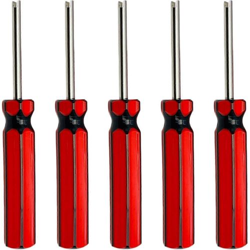 Outil De Démontage De Valve De Pneu 5 Pièces - Extracteur De Noyau De Valve À Tête Unique De Qualité Supérieure, Excellent Outil De Valve De Pneu. Outils De Valve À Tête Unique.