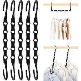 Dressing Day Save Space Noir, Finisseur D'habillage Intelligent Économisez De L'espace, Habillage En Plastique Solide Pour Tous Types De Vêtements, Habillage Et Rangement, Esse