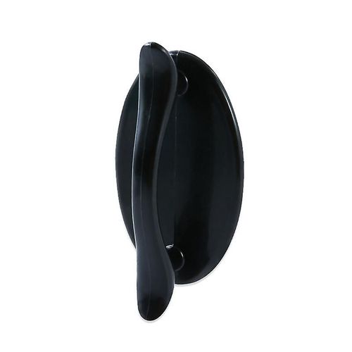 Poignée de fenêtre autocollante, 1 pièce, poignée autocollante, poignée adhésive pour porte coulissante pour fenêtre, placard, tiroir, armoire, réfrigérateur auxiliaire (noir)