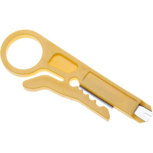 Pince à dénuder Keple pour câbles électriques, outil de dénudage de câbles de type Punch Down pour LAN IDC RJ11 Cat5 Cat6 o et couteau à dénuder vidéo, isolation des fils