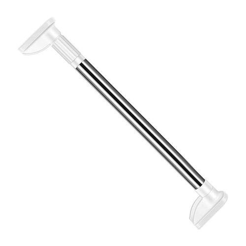 Tringle à vêtements télescopique sans perforation Tringle à rideau extensible en acier inoxydable Installation facile pour pièce de bricolage Durable et à