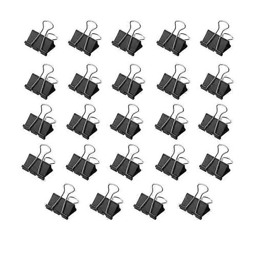 Mini-Trombones En Métal - 24 Pièces - 32 Mm - Acier Au Manganèse - Trombones De Reliure - Trombones De Document - Trombones À Rabat - Pince À Papier - Pinces Pour L'artisanat Et