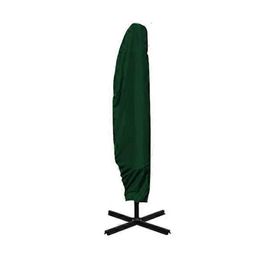 Housse De Parasol - Imperméable - Pour Parasol Sur Pied - Imperméable / Anti-Poussière / Résistant Aux Intempéries - Tissu Oxford 210d - Vert - Avec Cordon De Serrage - 205 Cm