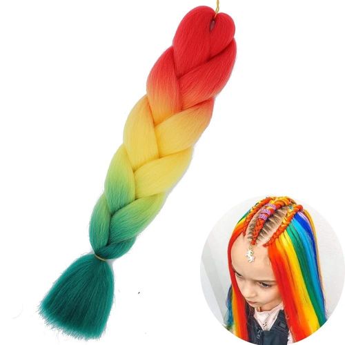Extensions De Tresses Synthétiques Jumbo De 61 Cm, Fibres Résistantes À La Chaleur, En Vrac, Pour Femmes Noires