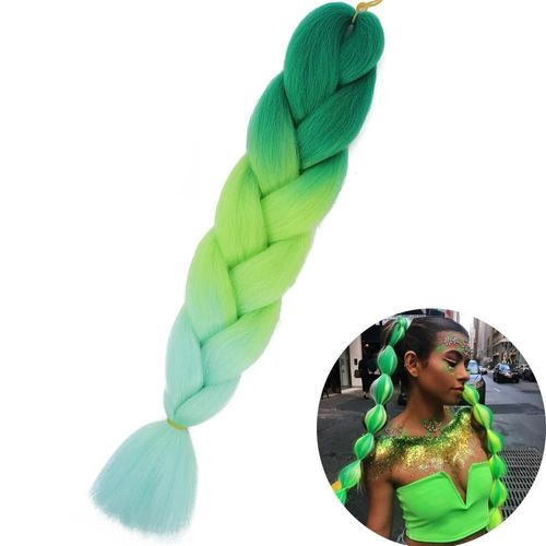 Extensions De Tresses Synthétiques Jumbo De 61 Cm, Fibres Résistantes À La Chaleur, En Vrac, Pour Femmes Noires