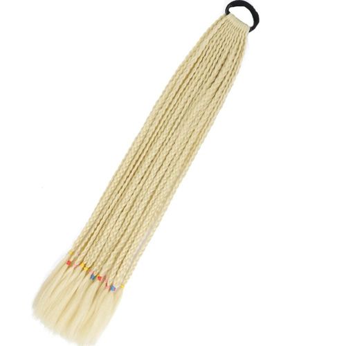 Perruque Synthétique Tressée Colorée Pour Queue De Cheval, Accessoire De Coiffure Pour Enfants Et Bébés