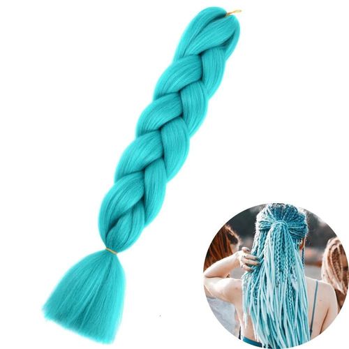 Extensions De Tresses Synthétiques Jumbo De 61 Cm, Fibres Résistantes À La Chaleur, En Vrac, Pour Femmes Noires