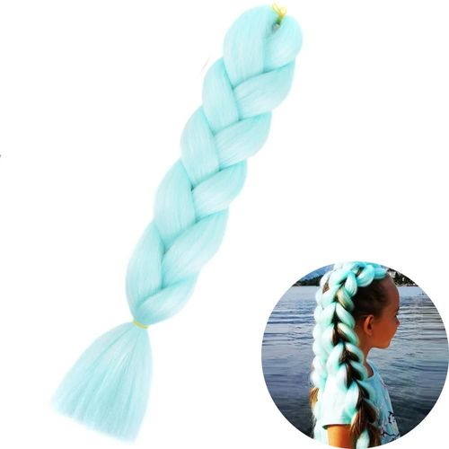 Extensions De Tresses Synthétiques Jumbo De 61 Cm, Fibres Résistantes À La Chaleur, En Vrac, Pour Femmes Noires