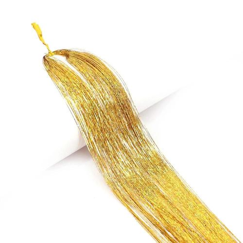 Kit De Guirlandes Avec Outils Pour Cheveux De Fée, Guirlandes Résistantes À La Chaleur, Scintillantes Et Brillantes, Extensions De Cheveux Colorées