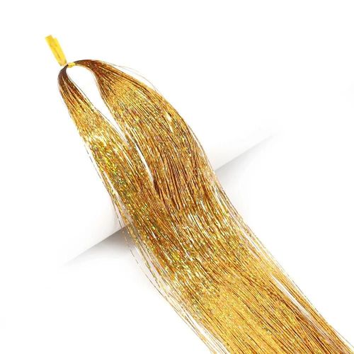 Kit De Guirlandes Avec Outils Pour Cheveux De Fée, Guirlandes Résistantes À La Chaleur, Scintillantes Et Brillantes, Extensions De Cheveux Colorées