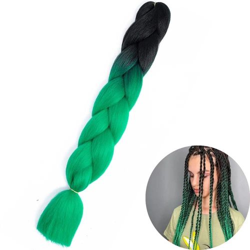 Extensions De Tresses Synthétiques Jumbo De 61 Cm, Fibres Résistantes À La Chaleur, En Vrac, Pour Femmes Noires