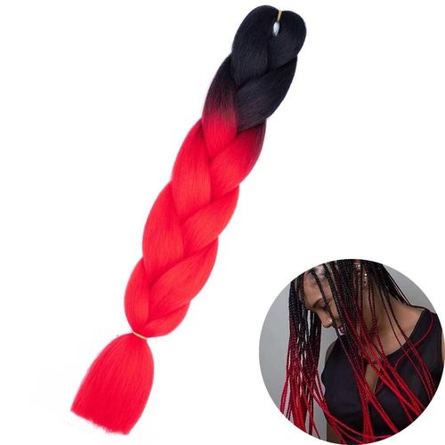 Extensions De Tresses Synthétiques Jumbo De 61 Cm, Fibres Résistantes À La Chaleur, En Vrac, Pour Femmes Noires