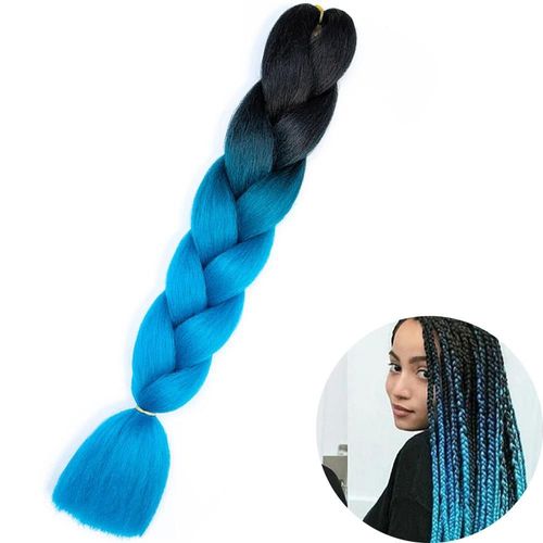 Extensions De Tresses Synthétiques Jumbo De 61 Cm, Fibres Résistantes À La Chaleur, En Vrac, Pour Femmes Noires