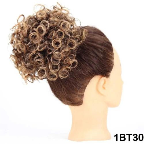 Extensions De Cheveux Bouclés, Chignons Bouclés, Cordon Élastique, Queue De Cheval Synthétique Courte Pour Femmes