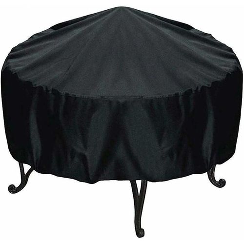 Housse De Brasero Ronde, 85 X 40 Cm (Noir)